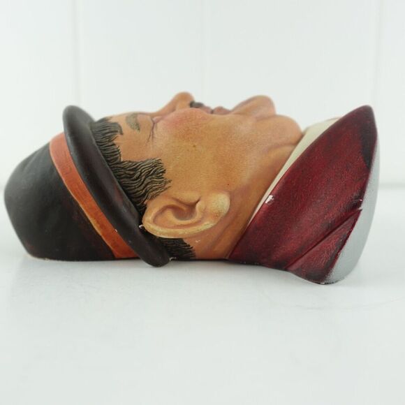 Laurel & Hardy Wall Busts By Legend Products 1984 England Signed F. Wright - Picture 11 of 16